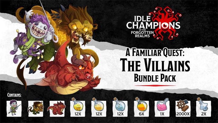 A Familiar Quest: The Villains Buffer Bundle Pack