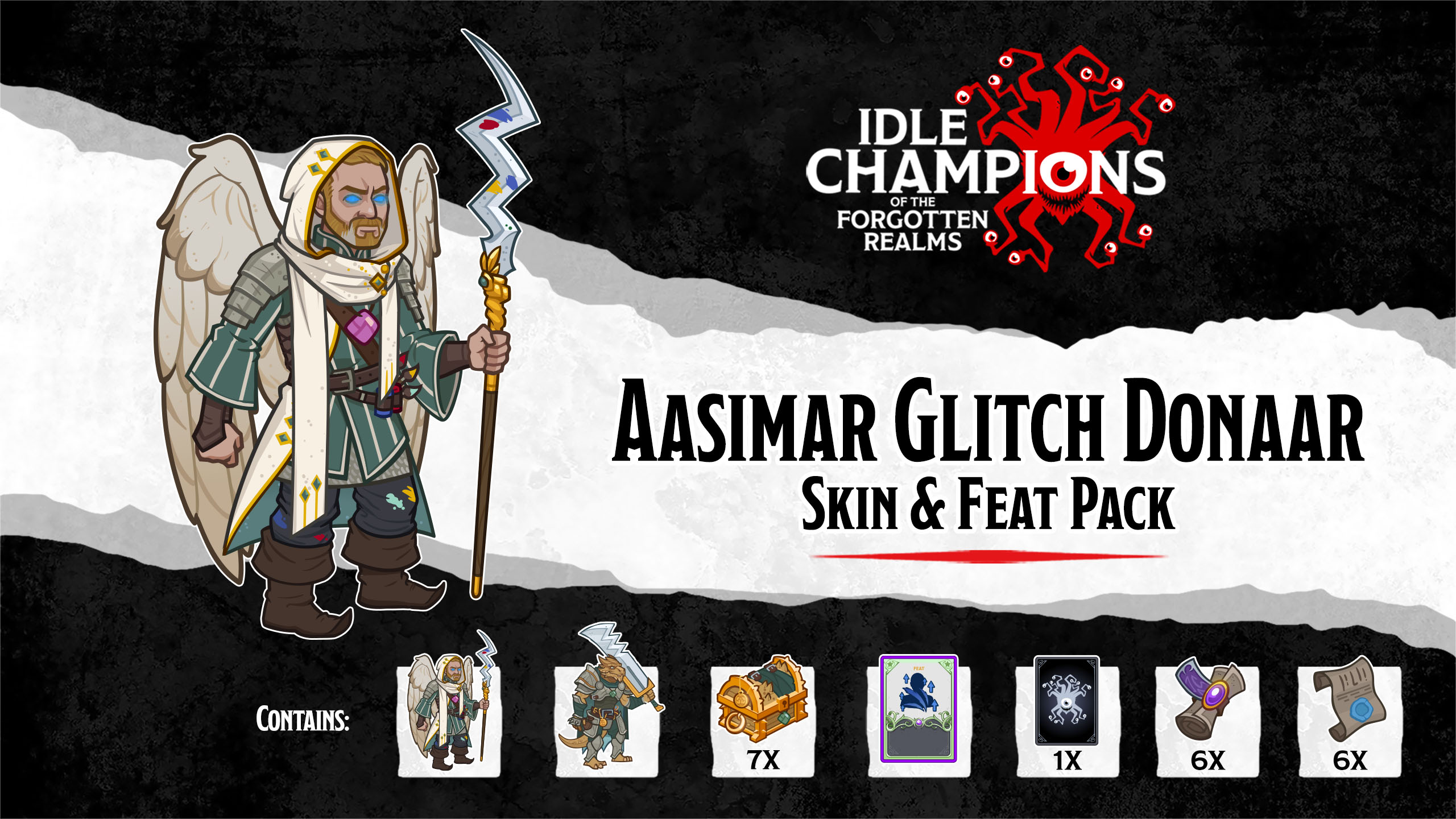 Aasimar Glitch Donaar Skin & Feat Pack