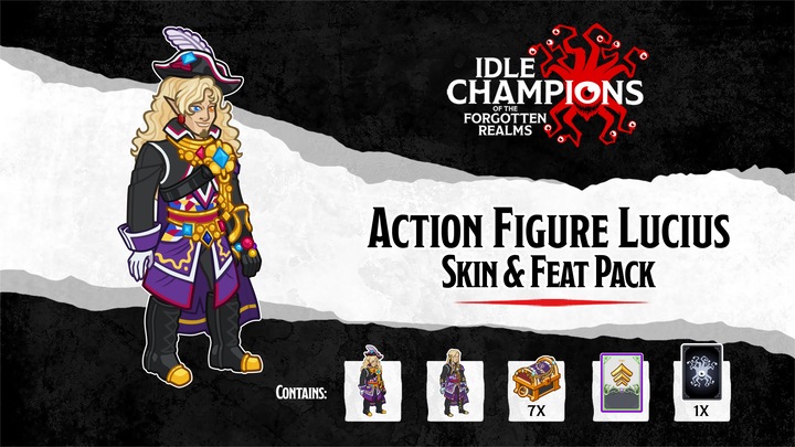 Action Figure Lucius Skin & Feat Pack