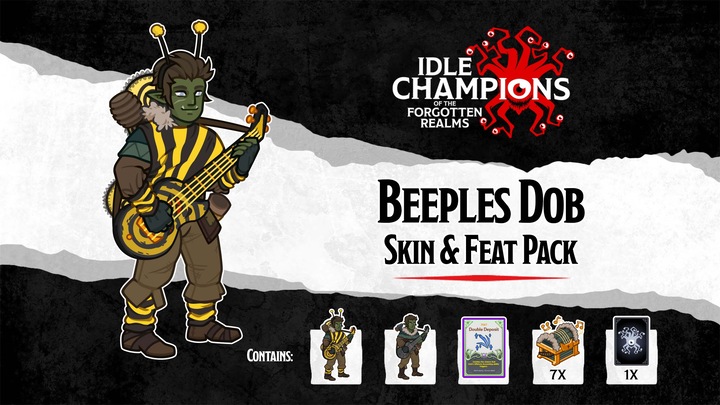 Beeples Dob Skin & Feat Pack