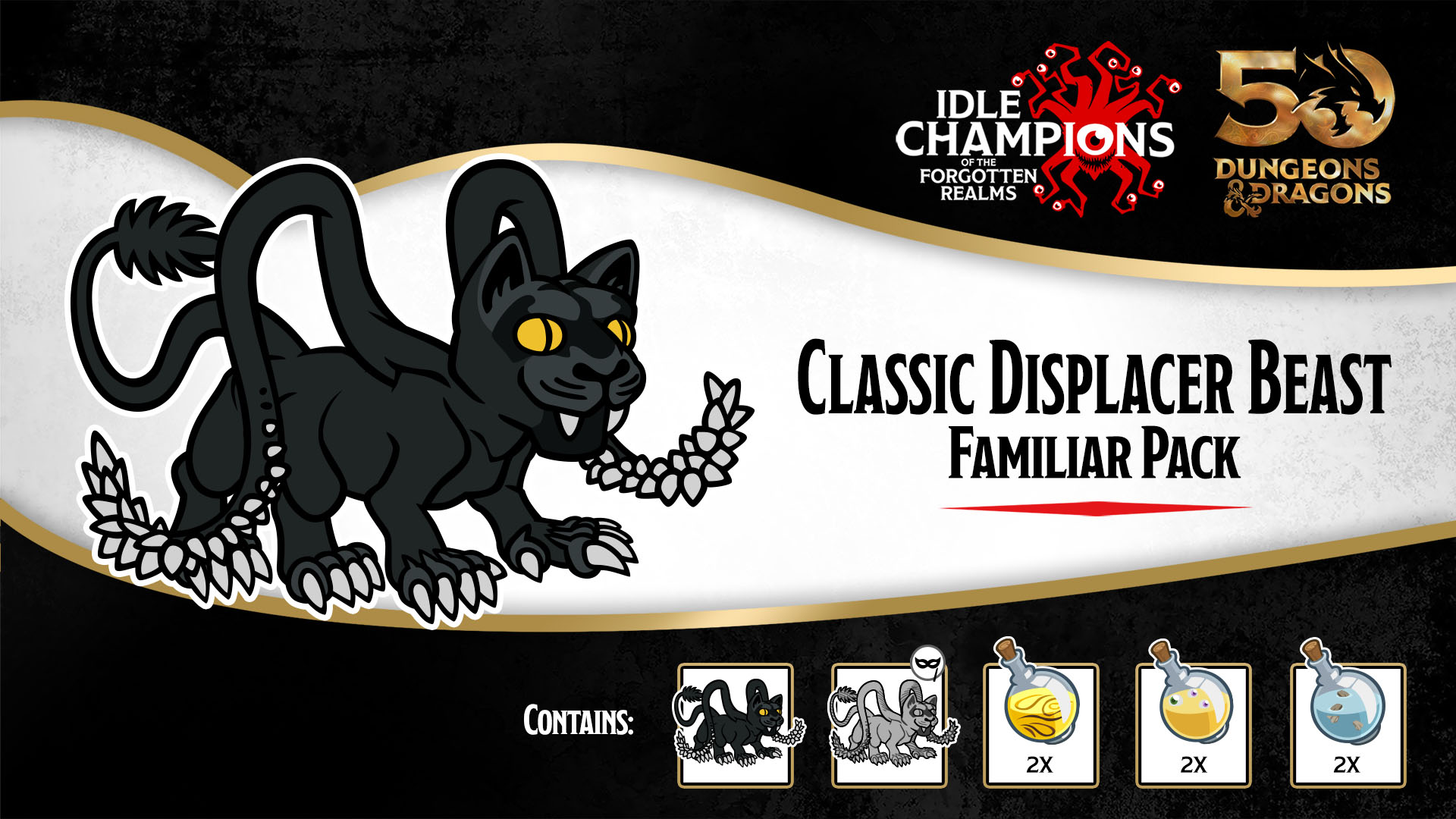 Classic Displacer Beast Familiar Pack