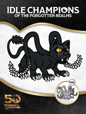 Classic Displacer Beast Familiar Pack