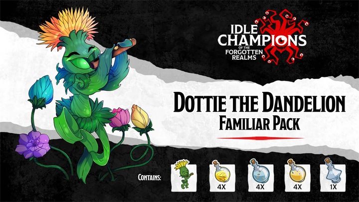 Dottie the Dandelion Familiar Pack