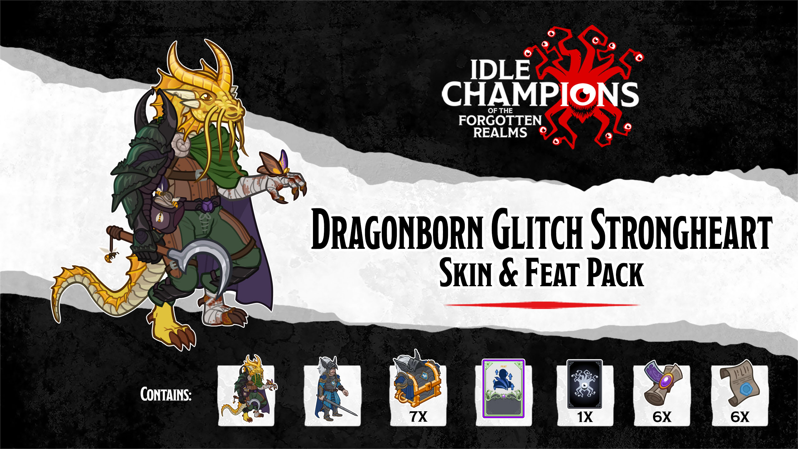 Dragonborn Glitch Strongheart Skin & Feat Pack