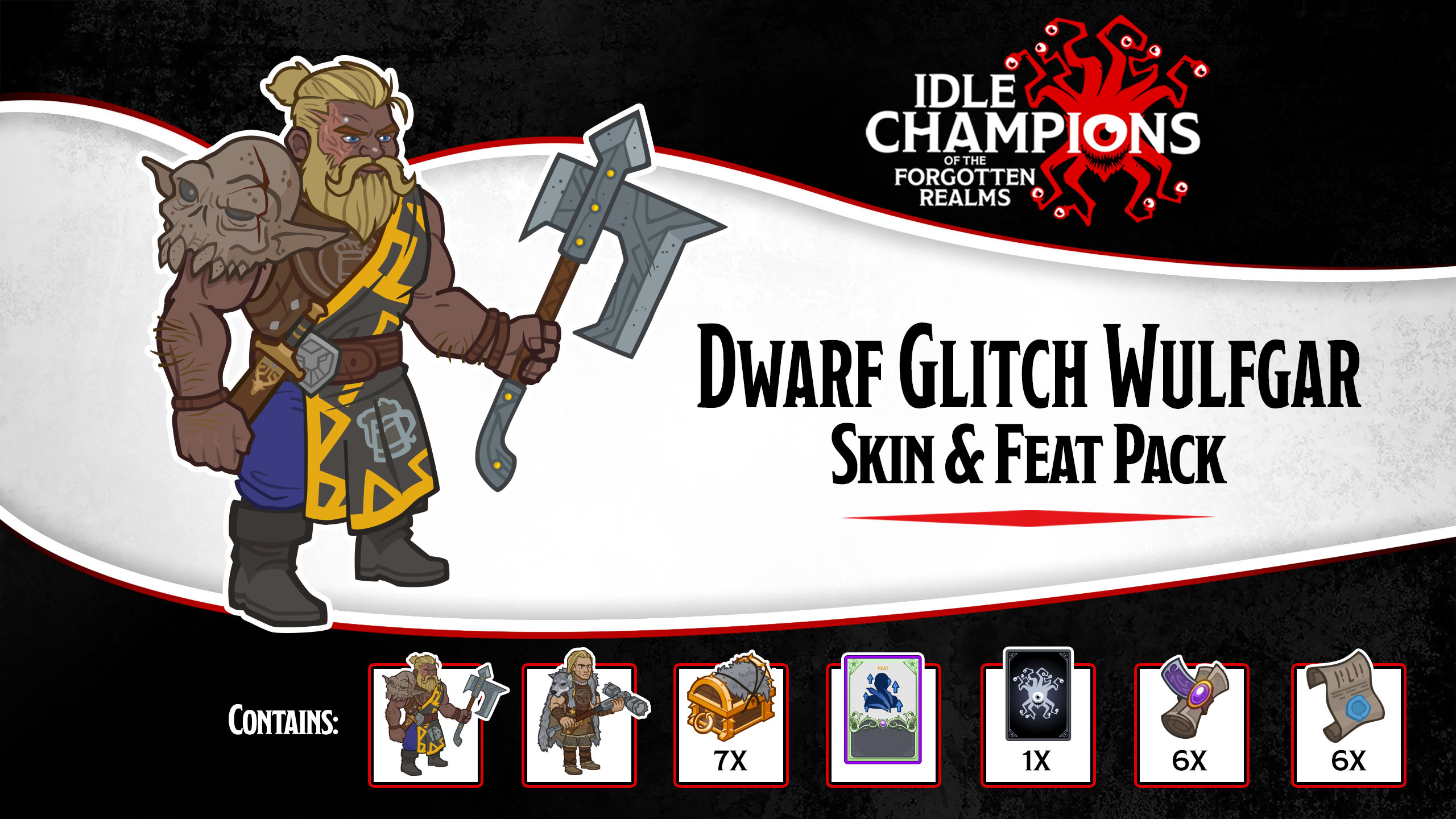 Dwarf Glitch Wulfgar Skin & Feat Pack