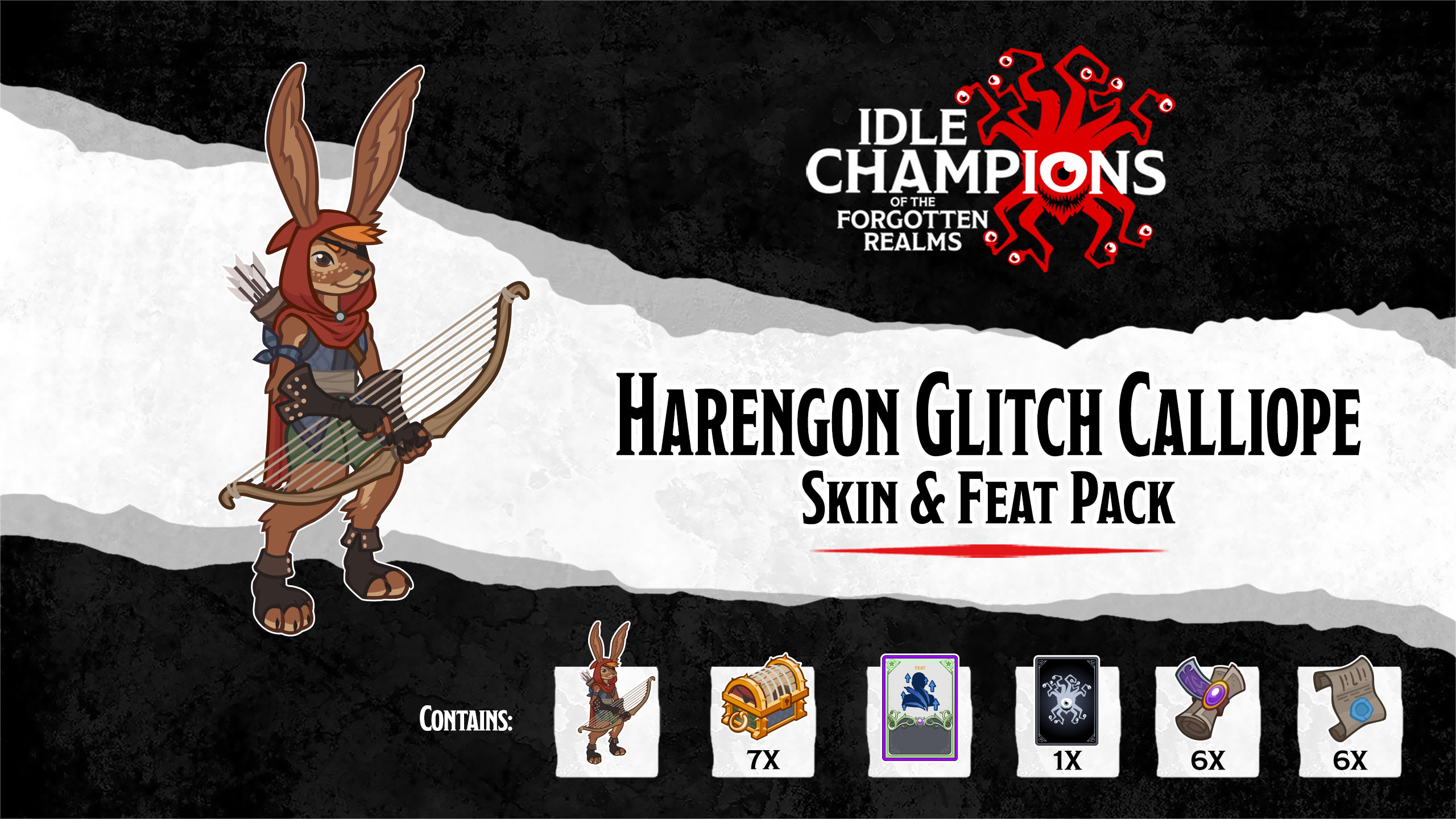 Harengon Glitch Calliope Skin & Feat Pack