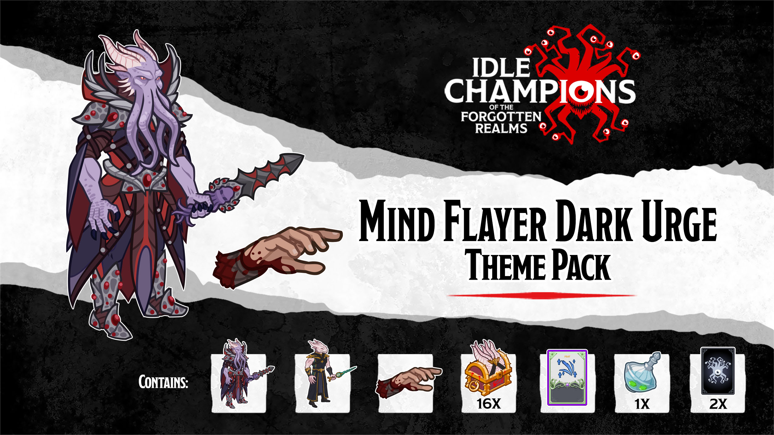 Mind Flayer Dark Urge Theme Pack