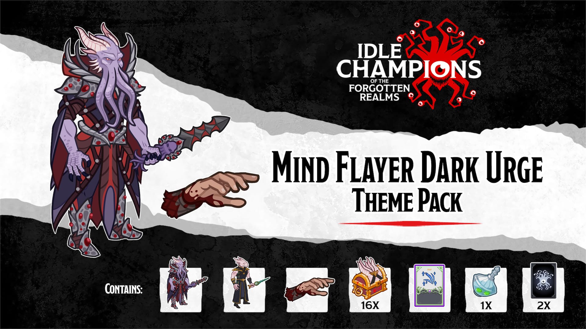 Mind Flayer Dark Urge Theme Pack