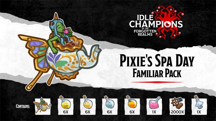 Pixie's Spa Day Familiar Pack
