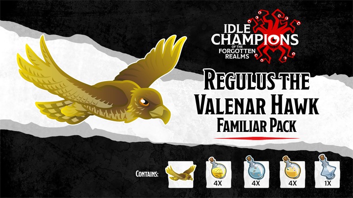 Regulus the Valenar Hawk Familiar Pack