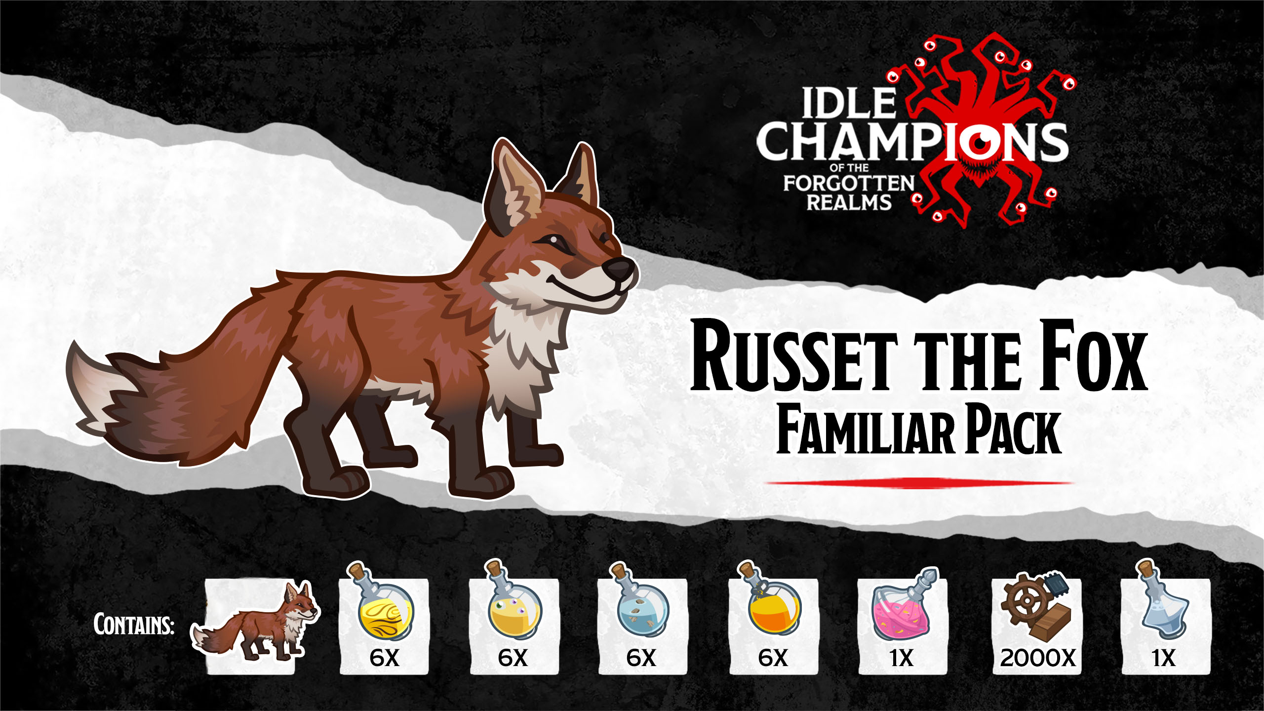 Russet the Fox Familiar Pack