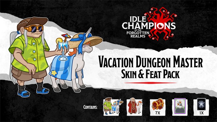 Vacation Dungeon Master Skin & Feat Pack