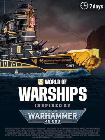 World of Warships × Warhammer 40,000: Free Pack