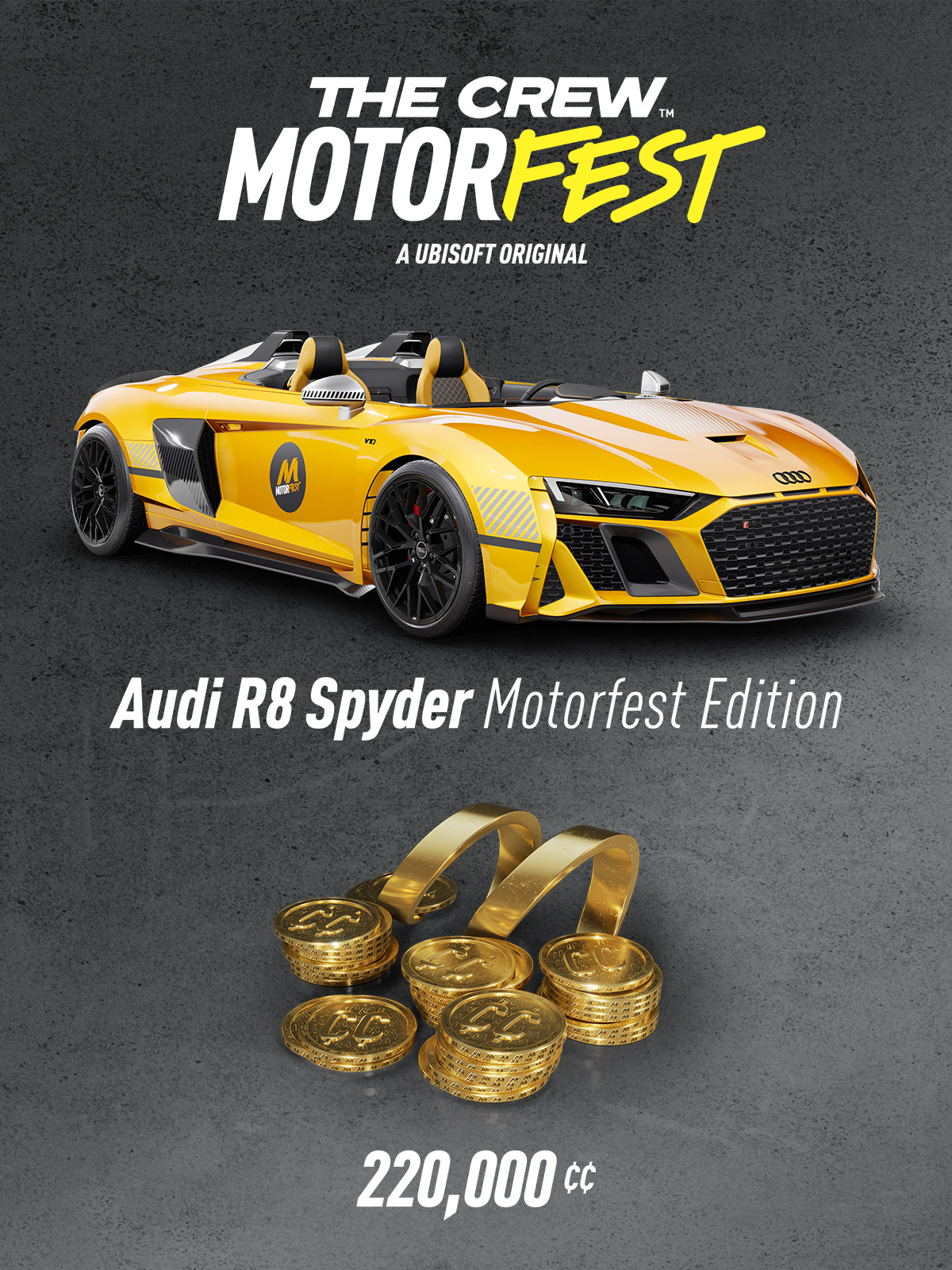 The Crew Motorfest - Audi R8 Spyder Welcome Pack (+220,000 Crew Credits ...