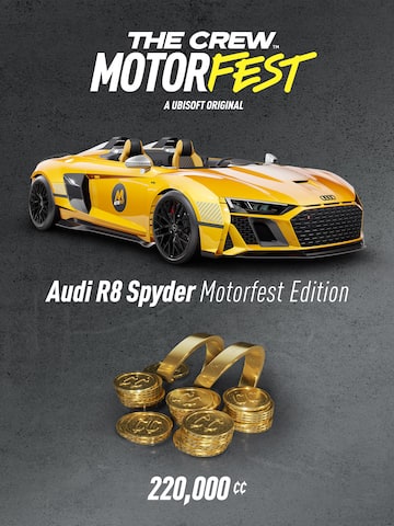 The Crew Motorfest - Audi R8 Spyder Welcome Pack (+220,000 Crew Credits)