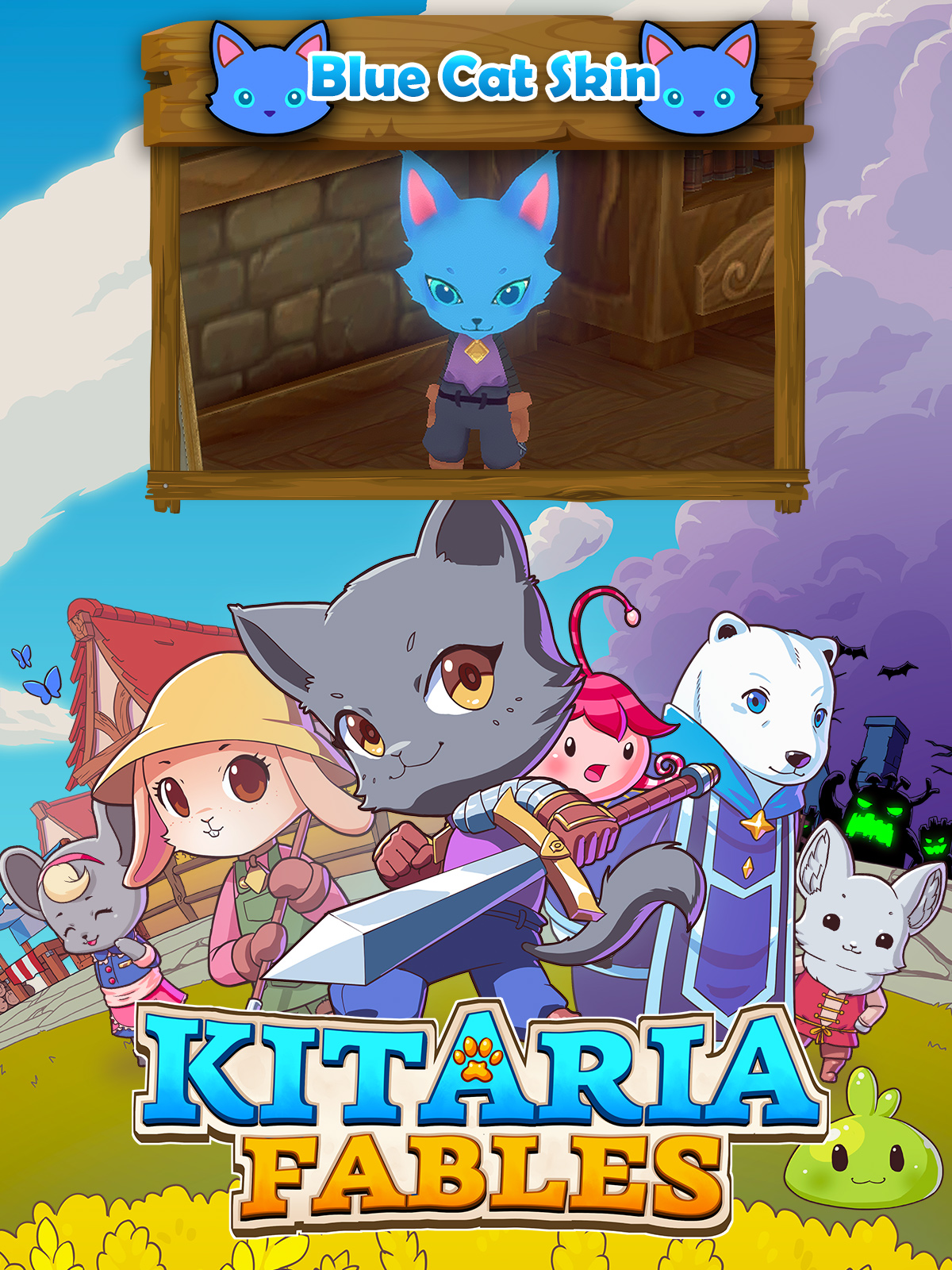 Blue Cat Skin