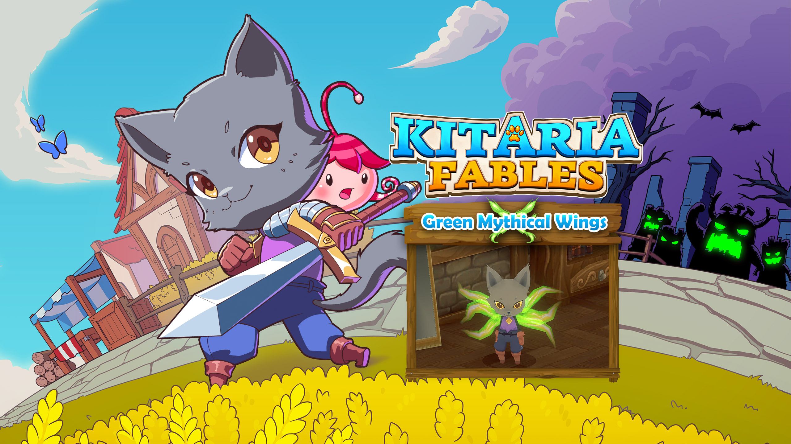 Green Mythical Wings – Epic Games Store