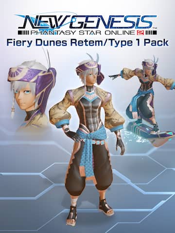 PSO2:NGS - Fiery Dunes Retem/Type 1 Pack