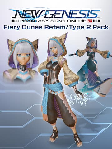 PSO2:NGS - Fiery Dunes Retem/Type 2 Pack