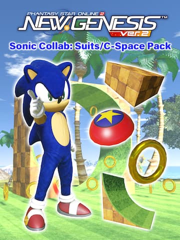 PSO2:NGS - Sonic Collab: Suits/C-Space Pack