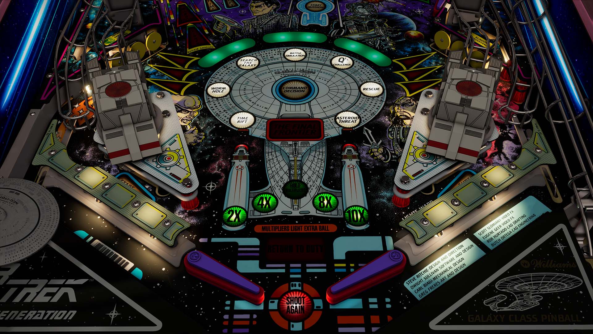 Space Time Pinball Machine