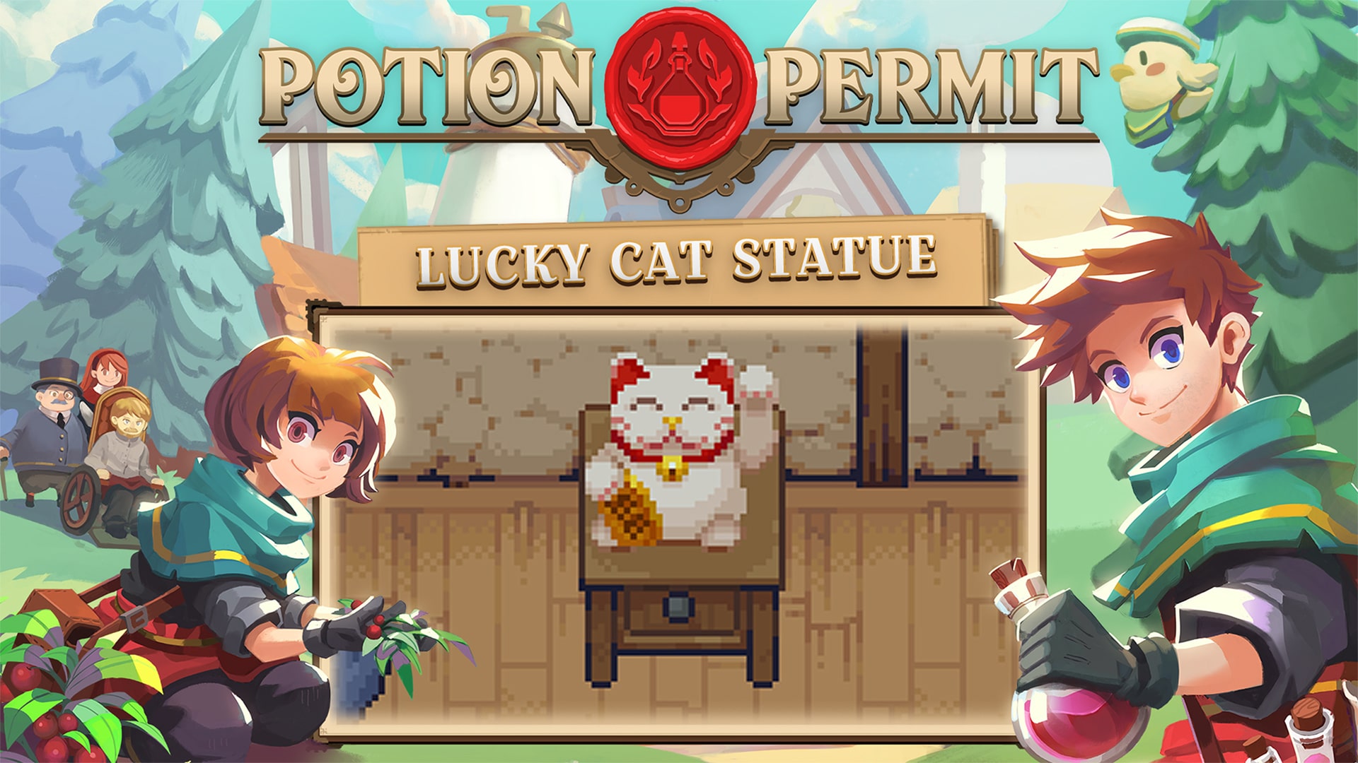 Счастливая статуя кошки (Lucky Cat Statue) — Epic Games Store