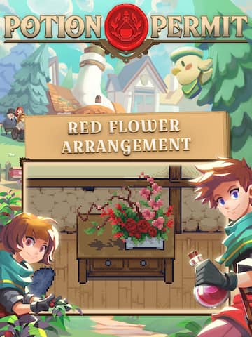 Red Flower Arrangement