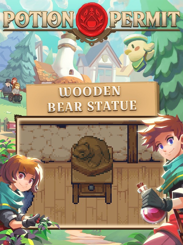 Wooden Bear Statue