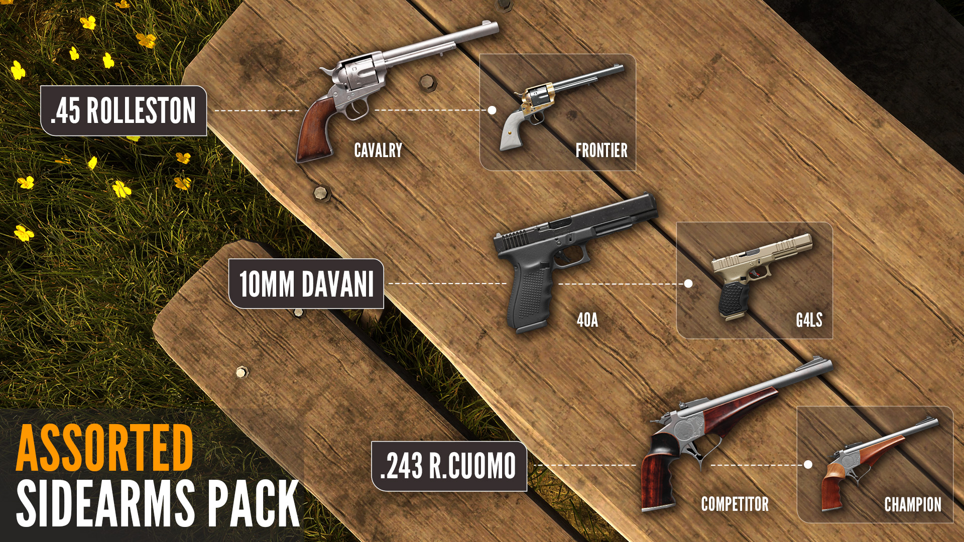 theHunter: Call of the Wild™ - Assorted Sidearms Pack