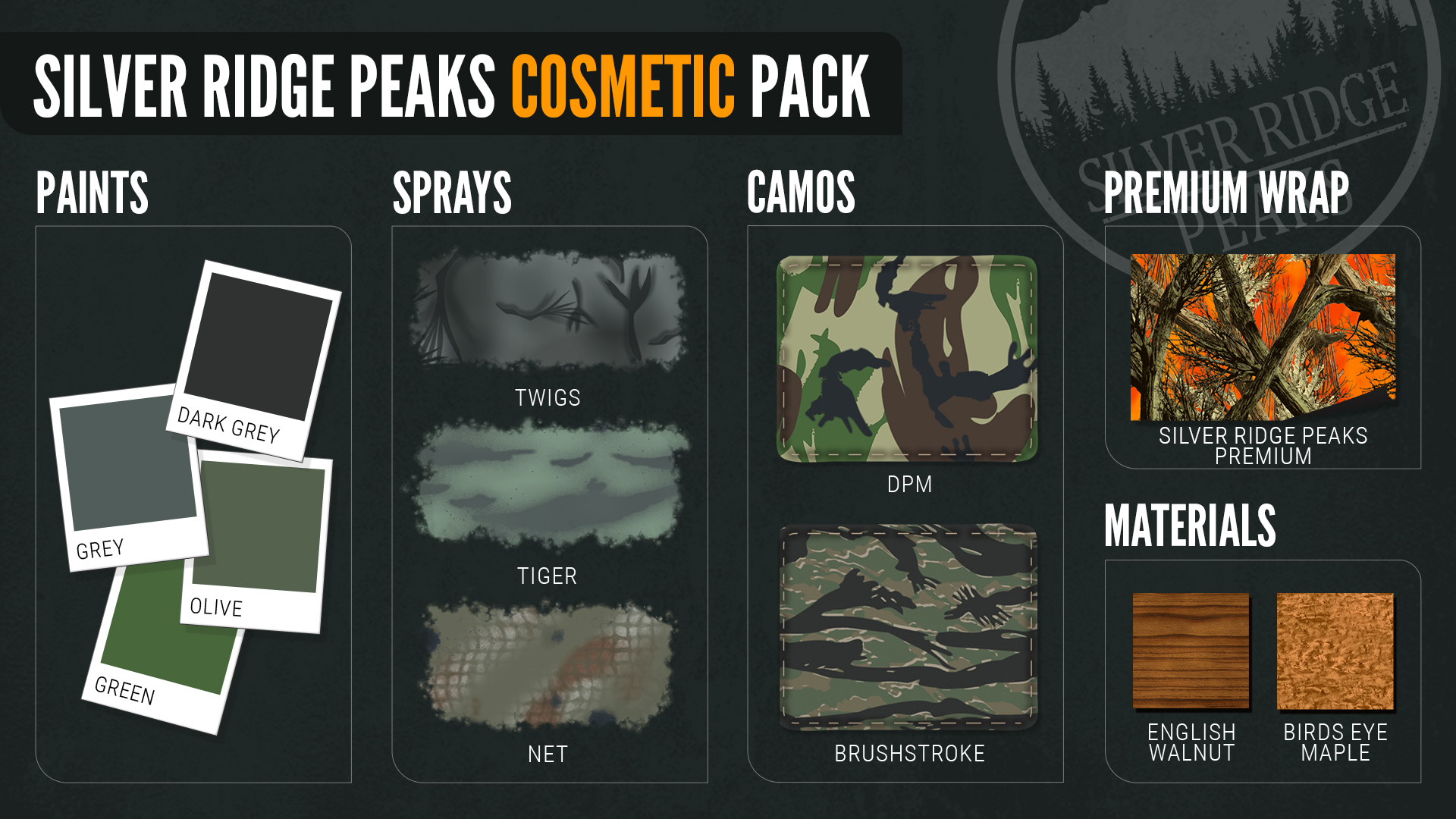 theHunter: Call of the Wild™ - Silver Ridge Peaks Cosmetic Pack