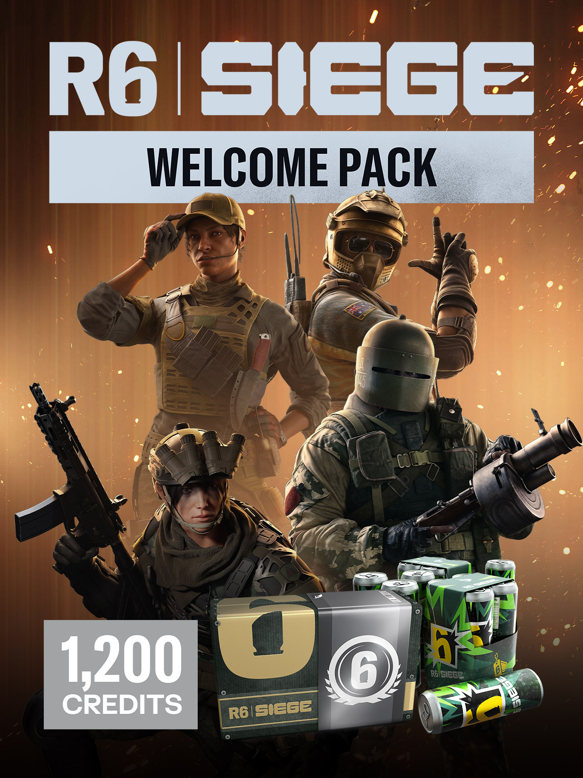 1,200 Welcome Pack - Rainbow Six Siege