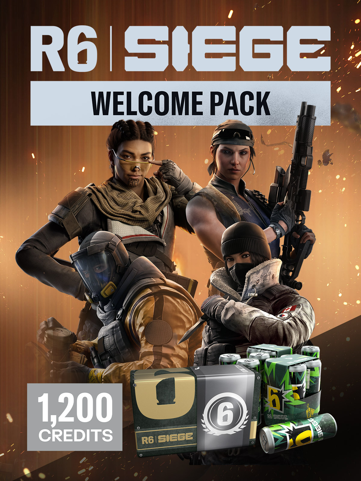 1,200 Welcome Pack - Rainbow Six Siege