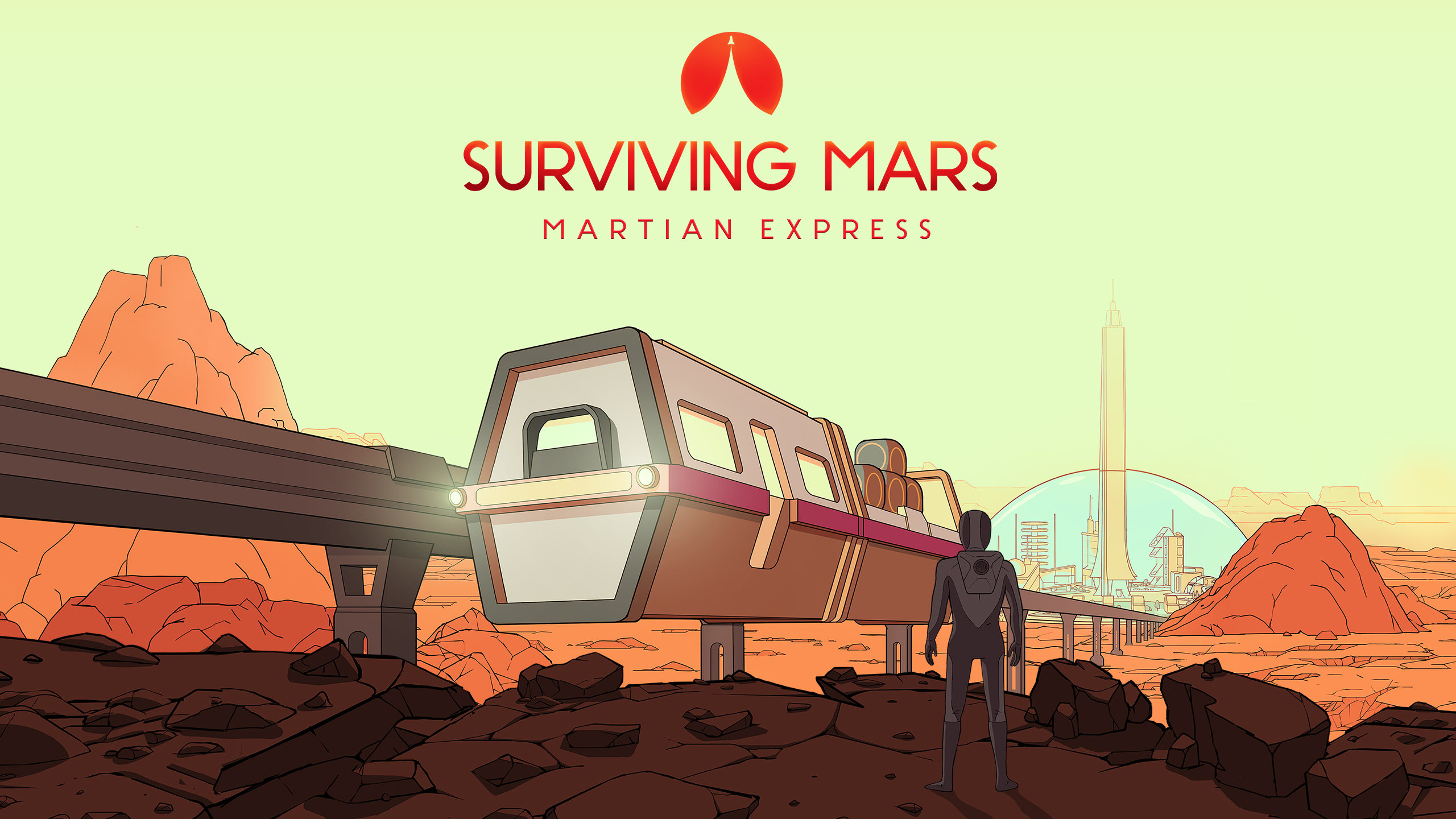 Марсианский экспресс. Surviving Mars игра. Surviving Mars поезда. Surviving Mars ps4. Survivor Mars.