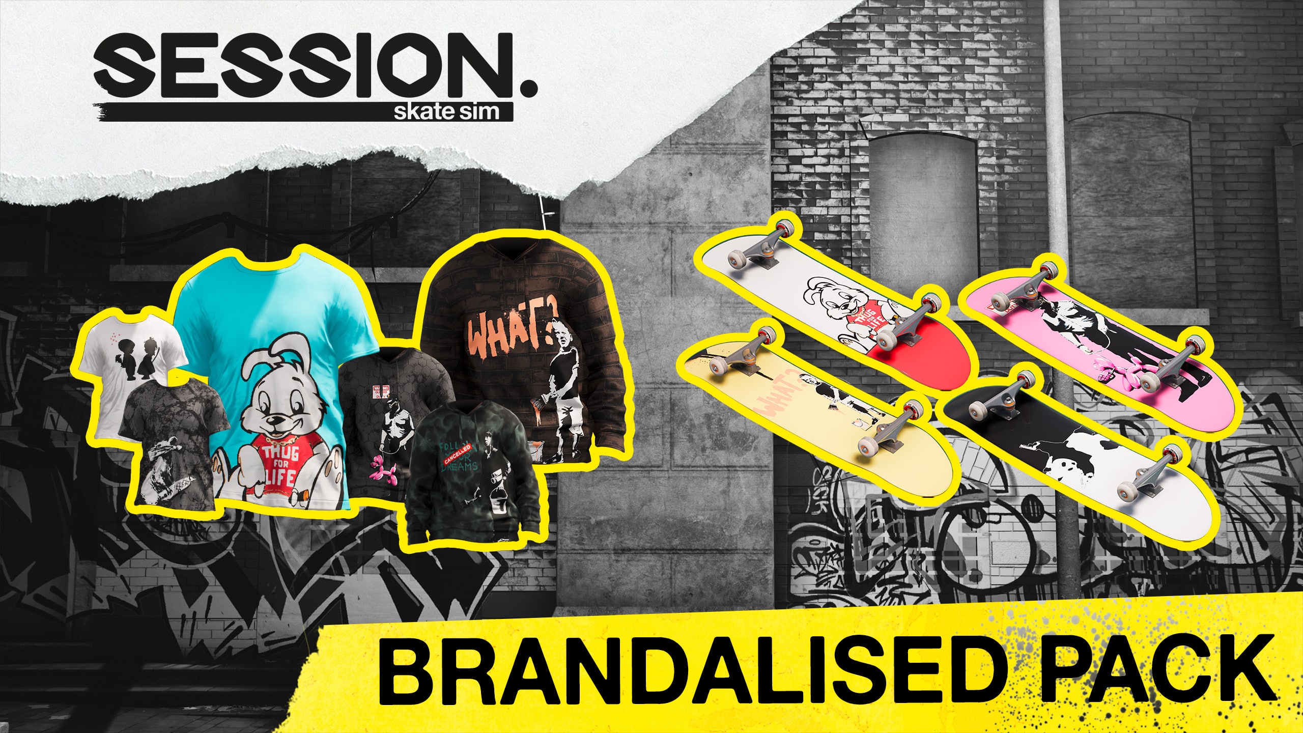 Session: Skate Sim — Набор Brandalised Pack — Epic Games Store