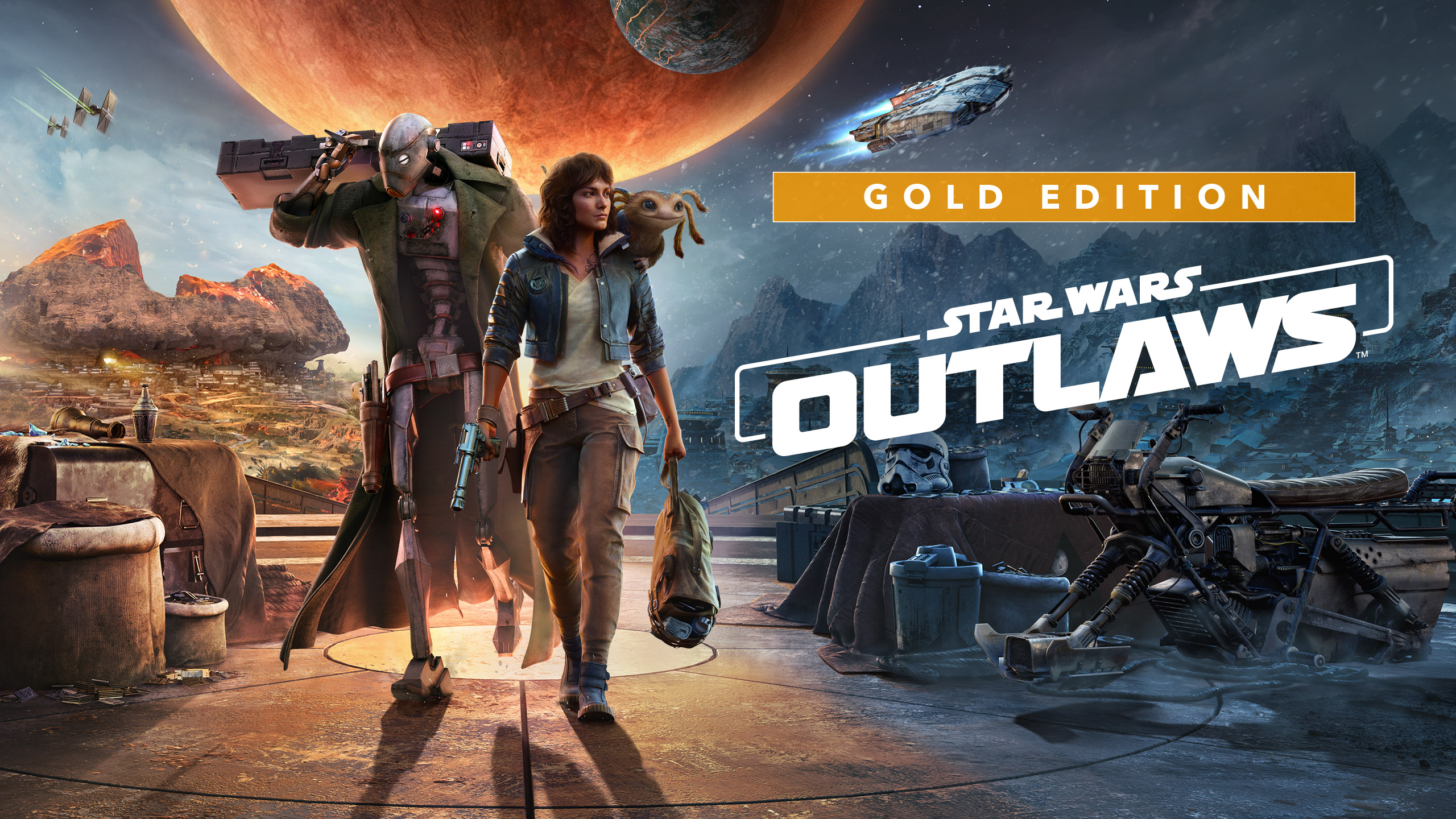 Оформите предпокупку и предзаказ Star Wars Outlaws Gold Edition — Epic  Games Store