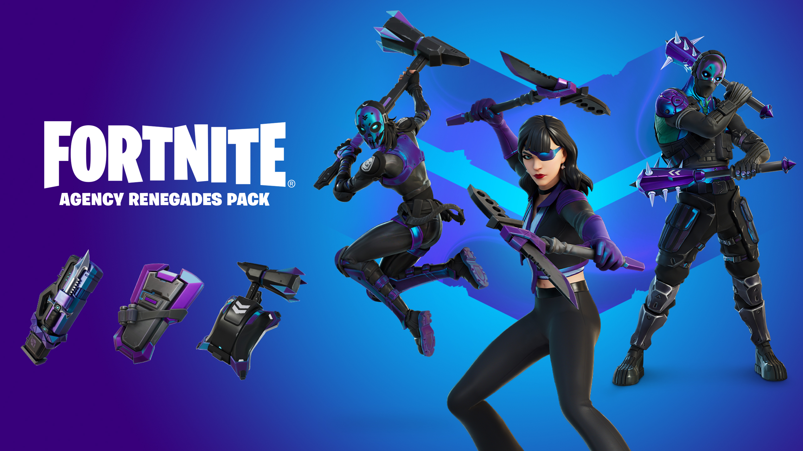 Fortnite (Early Version) 4 pack Figures