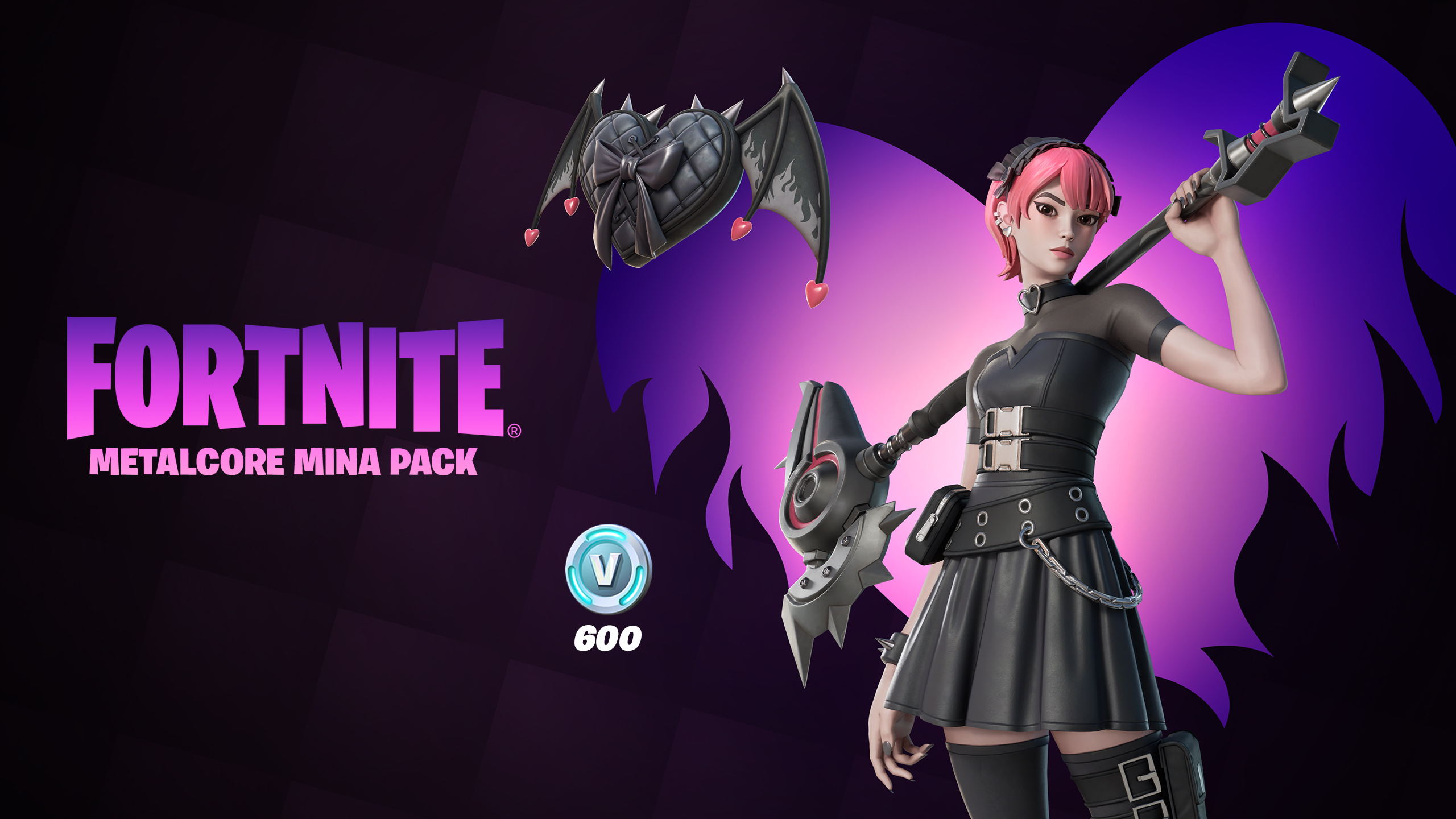 Metalcore Mina Pack - Fortnite Pack - Fortnite.GG