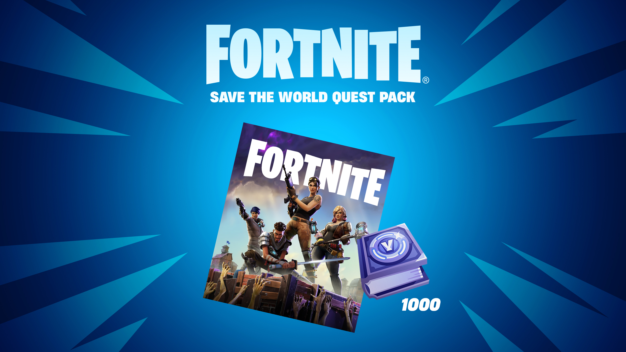 Fortnite 1000 V-Bucks Card (US) 10 USD Tarjeta con 1000 paVos