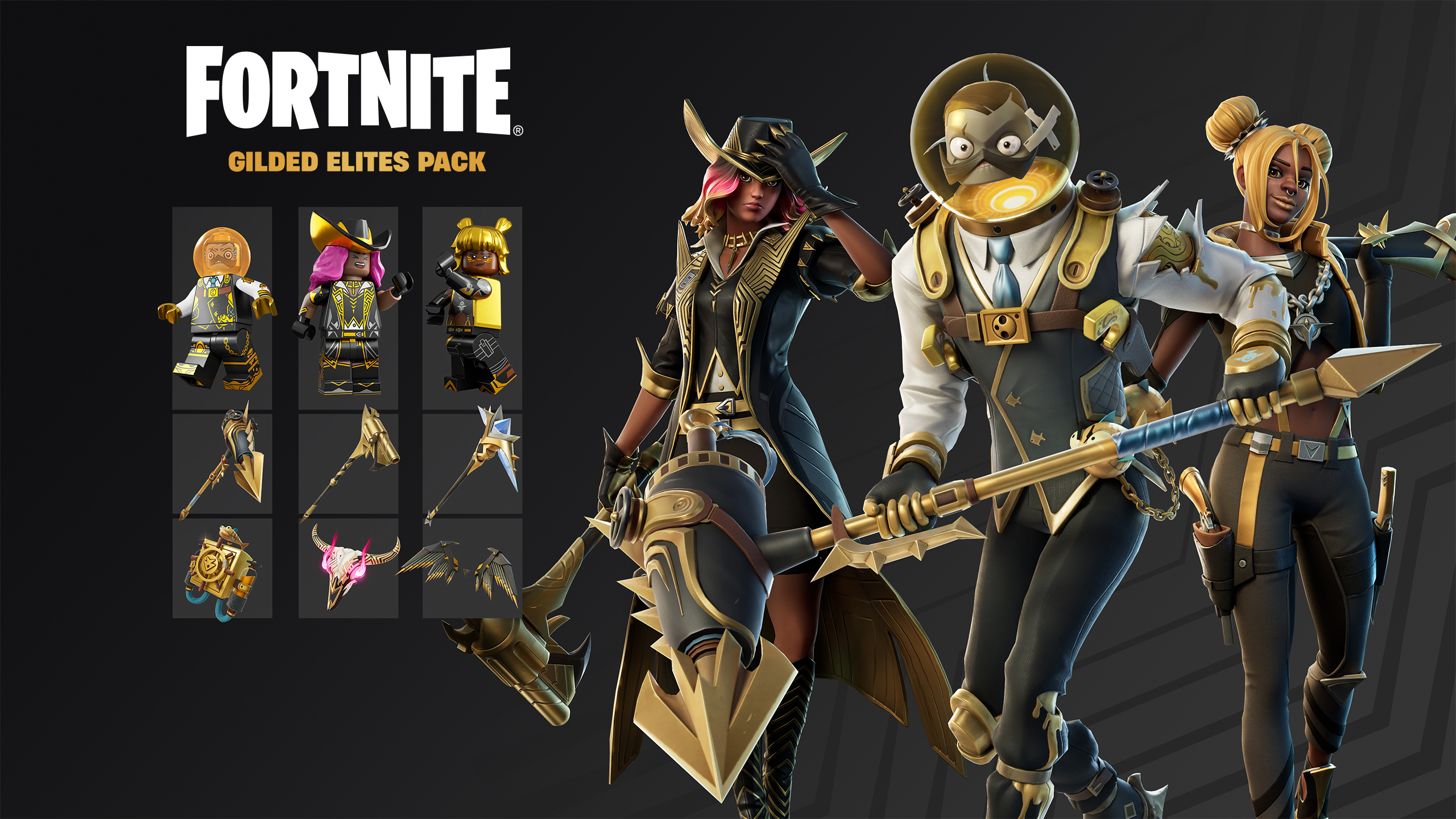 Gilded Elites Pack Fortnite Pack Fortnite.GG