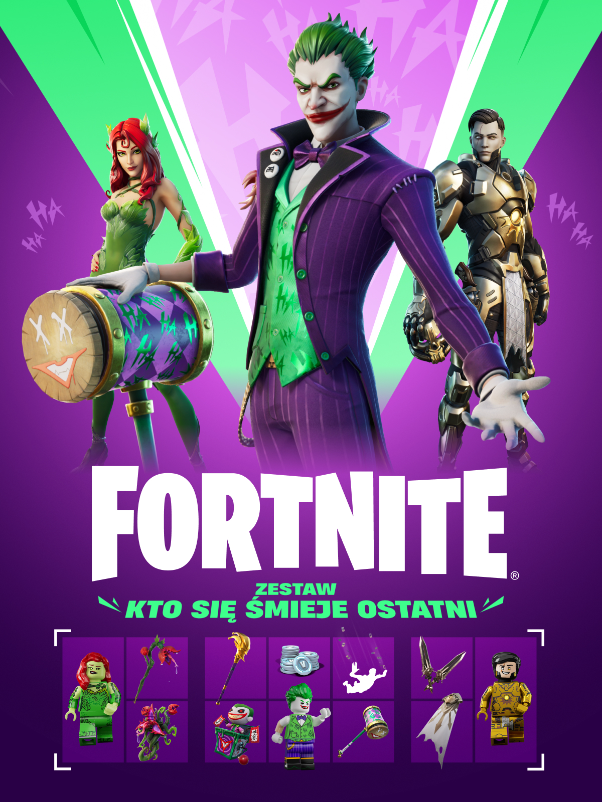 Fortnite The Last Laugh Bundle  フォートナイト Amazon.com: Fortnite: The Last Laugh Bundle (Xbox One/Series