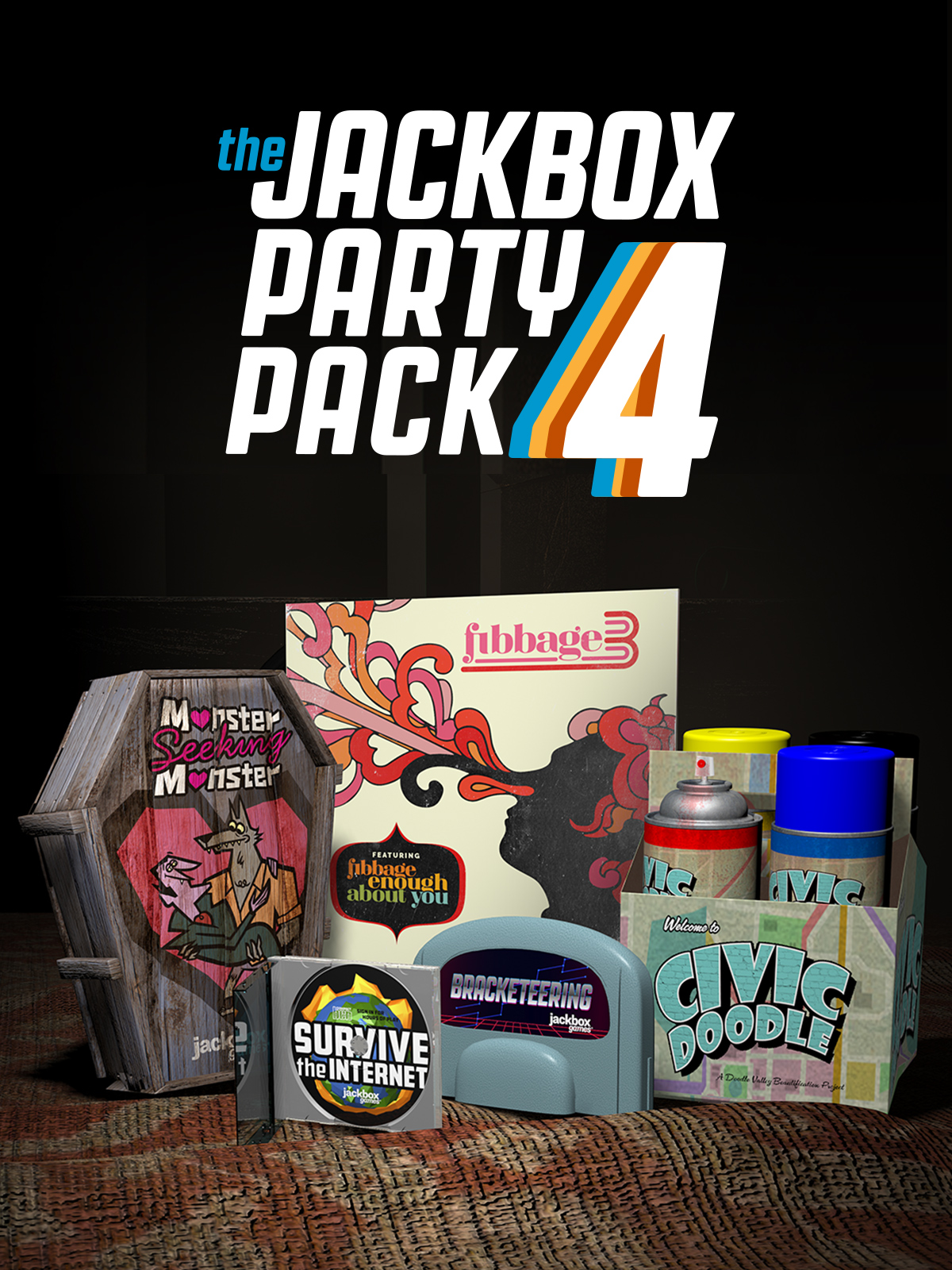 The Jackbox Party Pack 4 | Загружайте и покупайте уже сегодня в Epic Games  Store