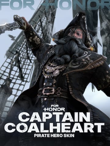 Captain Coalheart – Pirate Hero Skin – FOR HONOR