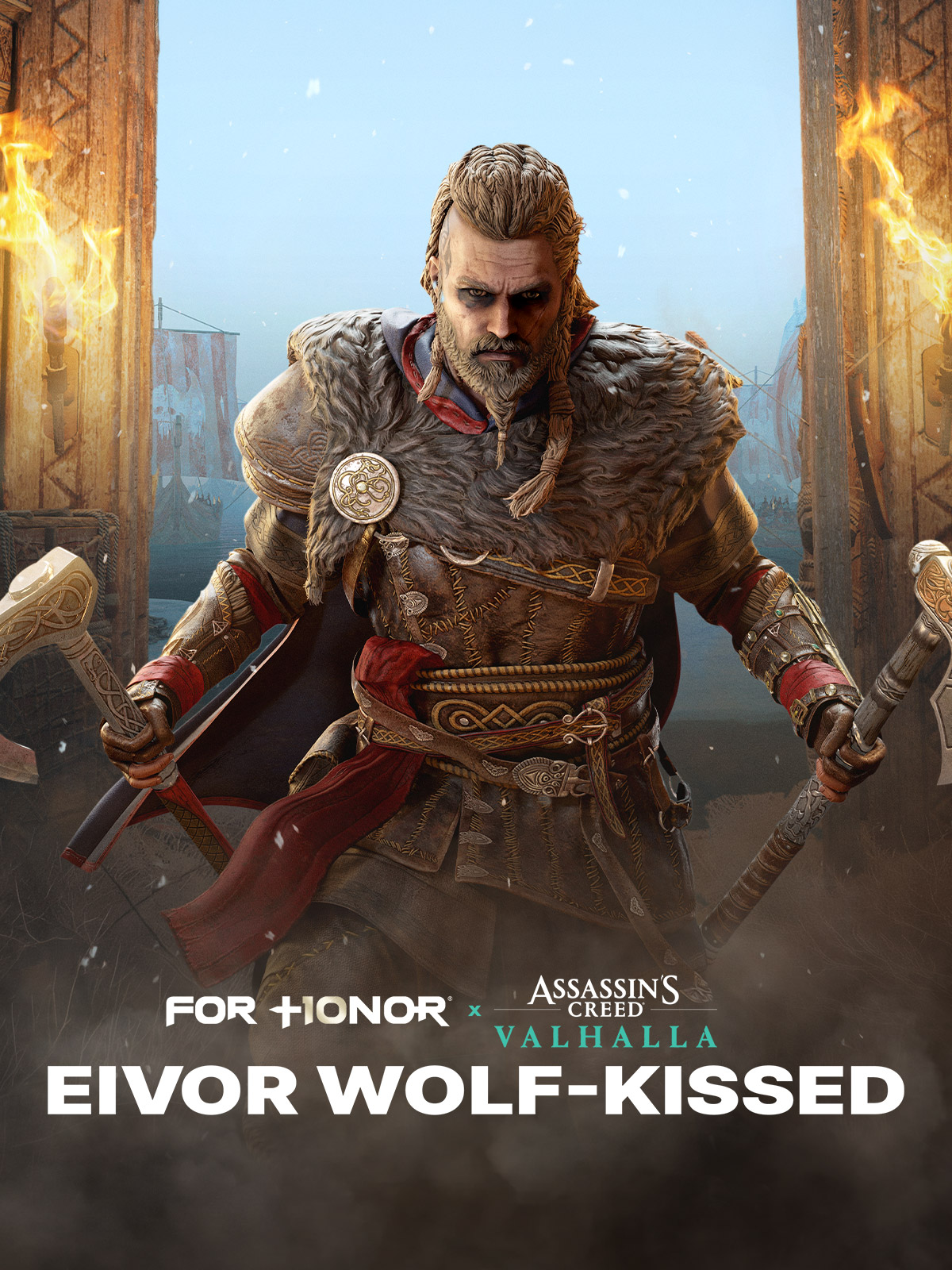 Eivor Wolf-Kissed  Berserker Hero Skin  FOR HONOR