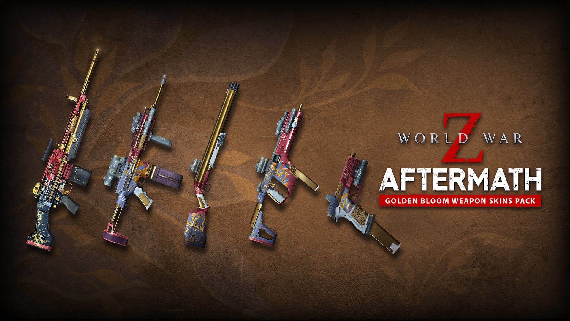 World War Z: Aftermath - Golden Bloom Weapon Skins