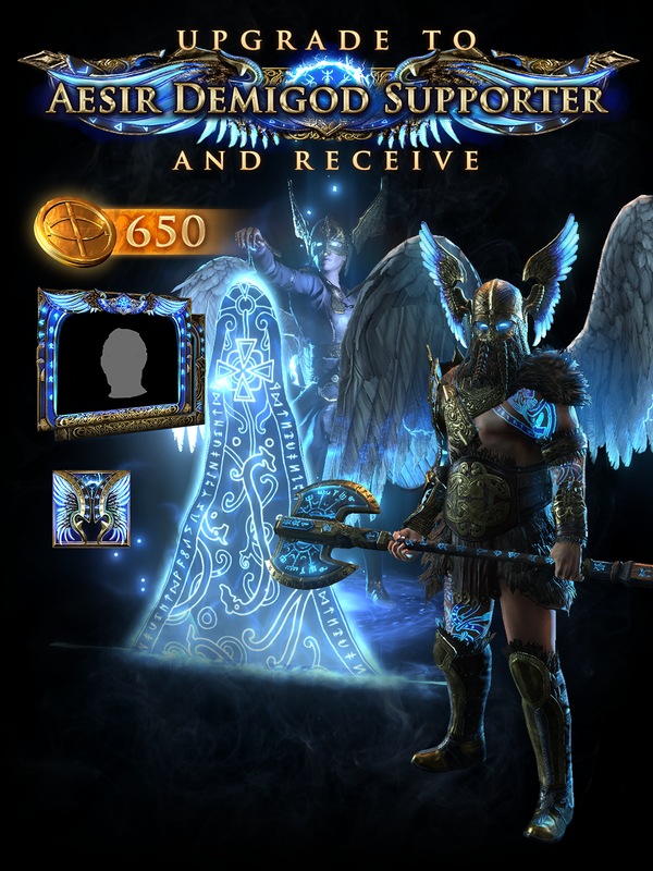 Aesir To Aesir Demigod Upgrade
