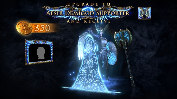Aesir Warrior To Aesir Demigod Upgrade
