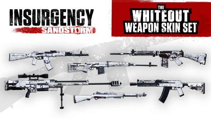Insurgency: Sandstorm - Whiteout Weapon Skin Set