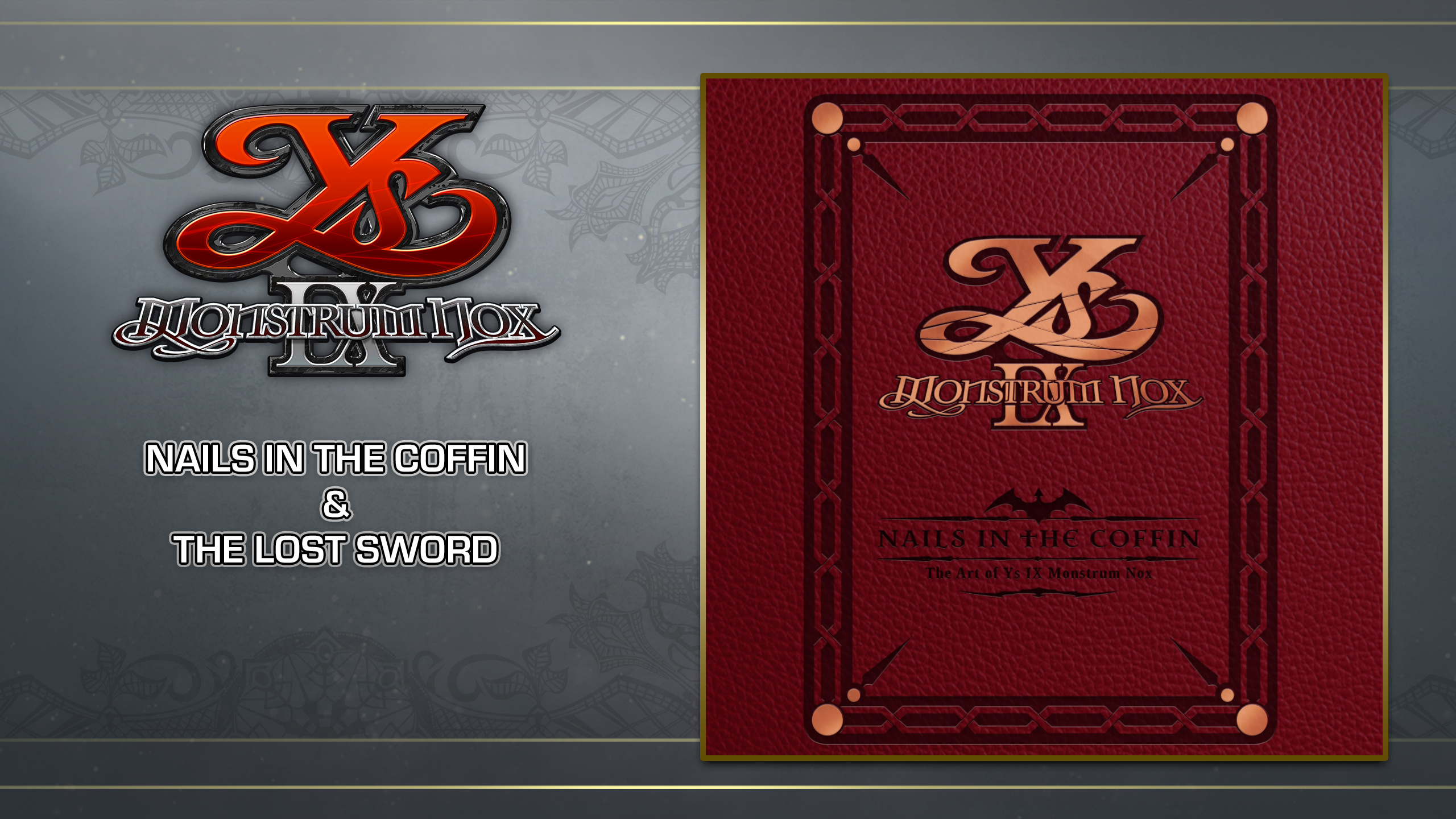 Ys IX Monstrum Nox - Art Book and Prequel