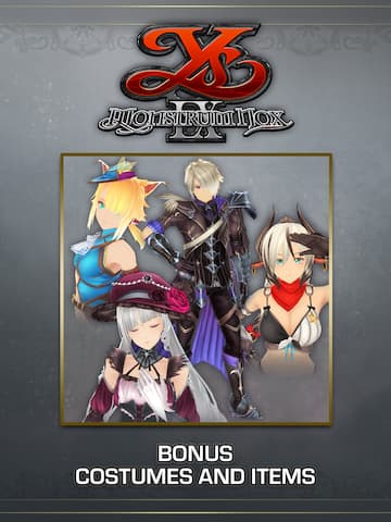 Ys IX: Monstrum Nox - Bonus Costumes and Items