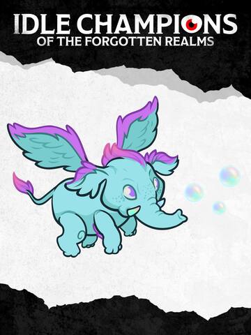 Bubbles the Hollyphant Familiar Pack